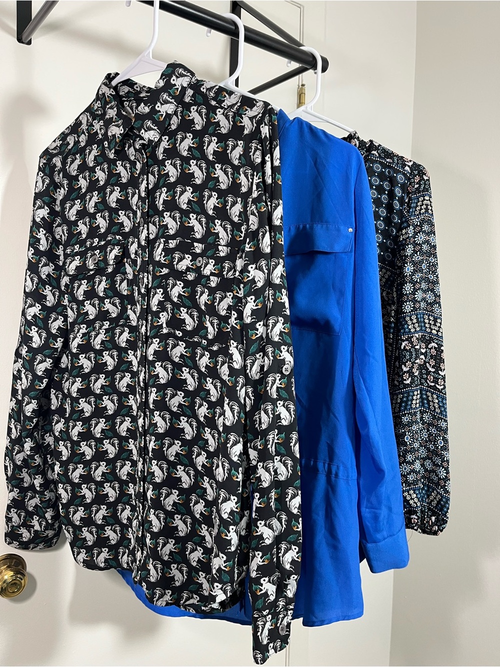 3 tops: Loft and Calvin Klein